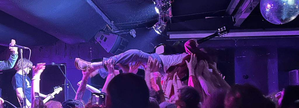 SOL Abrahams - BILK - Crowd surfing at The Loft in Southampton