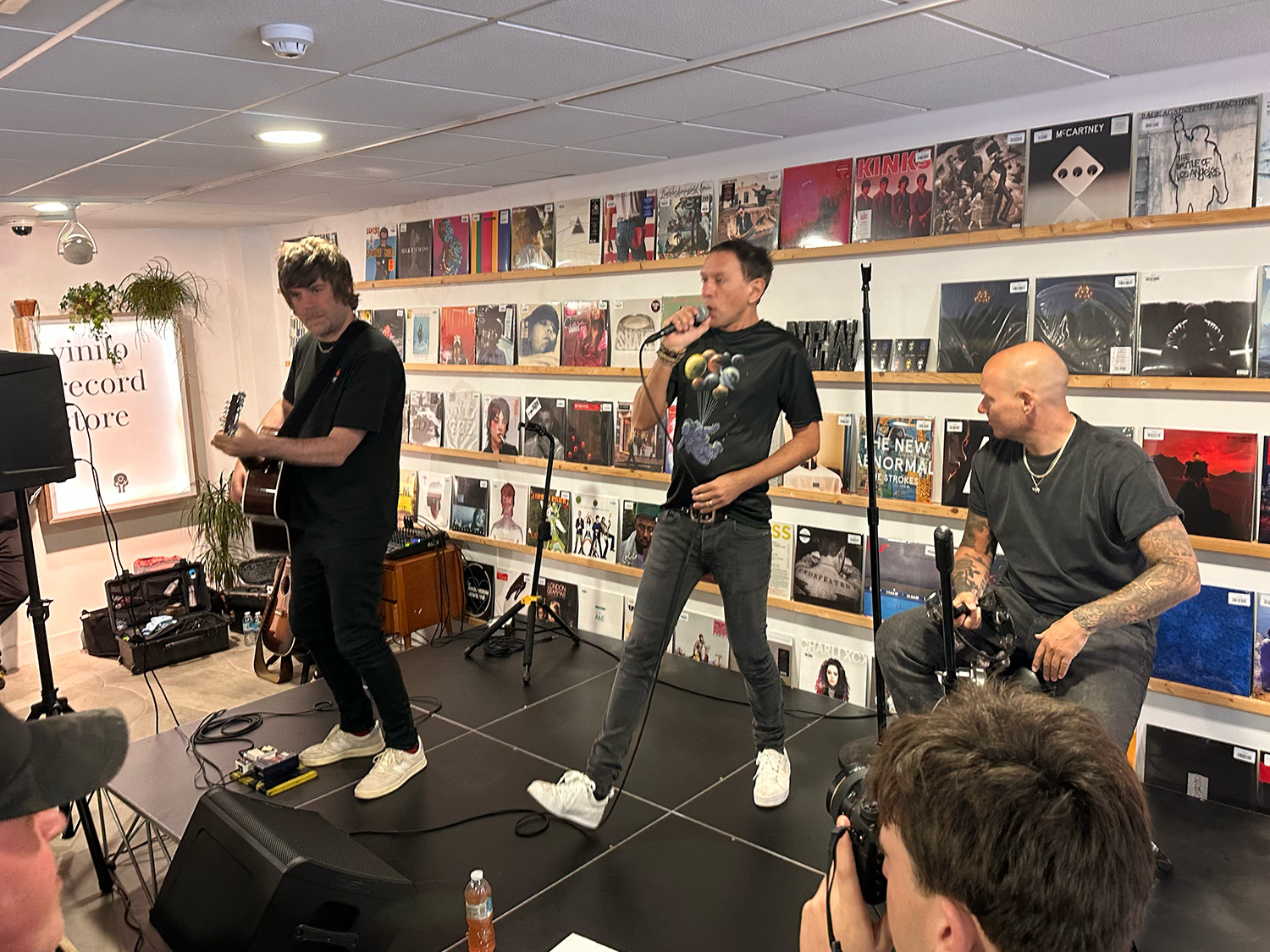 Shed Seven at the Vinilo instore in Southampton